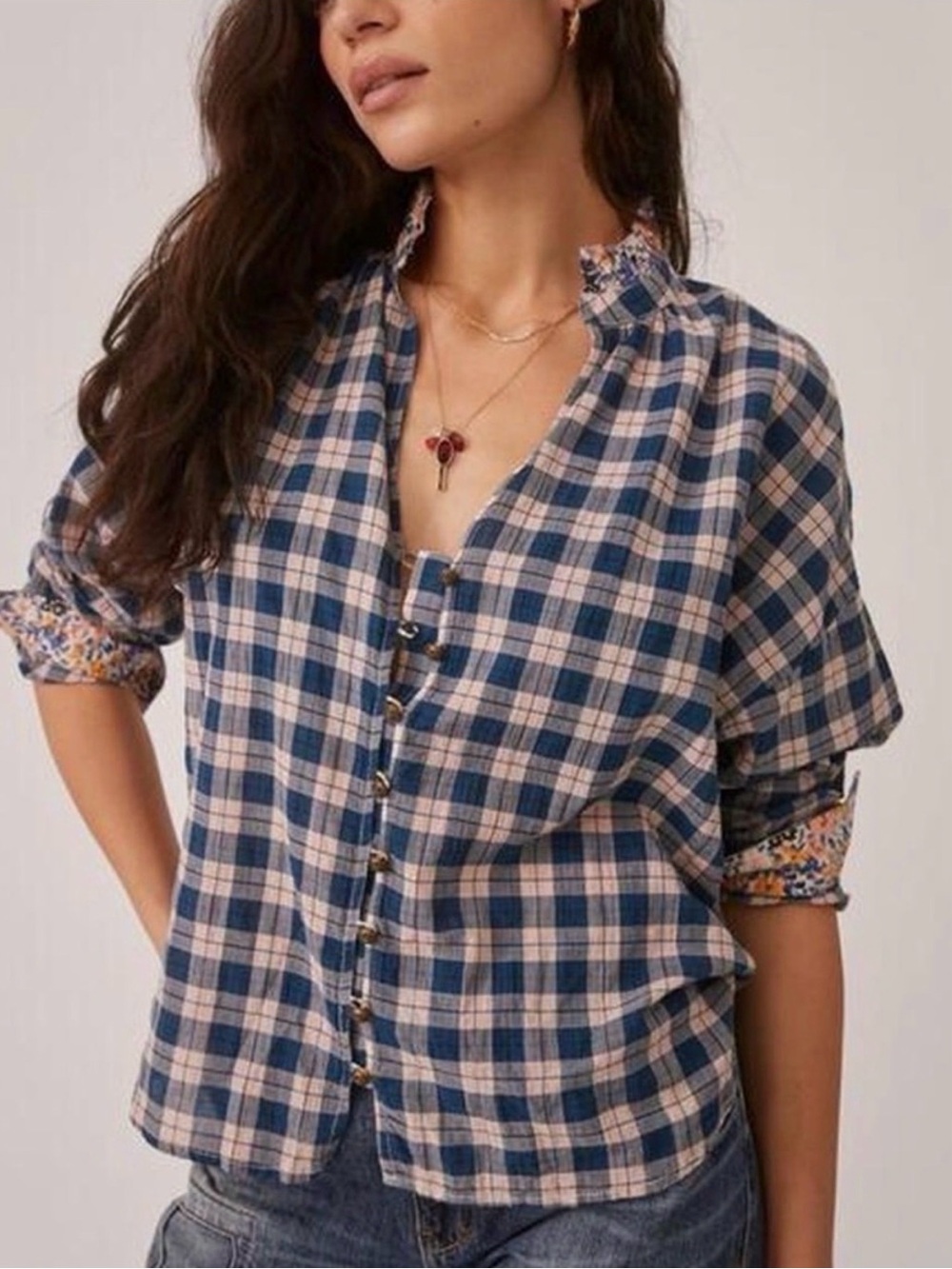 Pilcro Tavi button down shirt, Medium